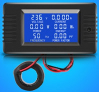 100A Digital Meter Ammeter Voltmeter With Coil CT LCD Display CE FCC