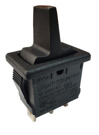 Light Country Easy Installation Paddle Rocker Switch, RA-4, 6A 250V, UL, VDE for Heater