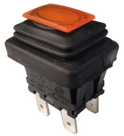 PA66/PC Housing Push Button Electrical Switch , Electric Push Switch LC83-3