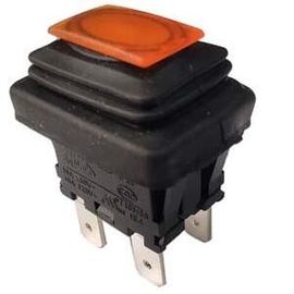 PA66/PC Housing Waterproof Power Switch, LC83 Series, Mechanical 30000 Cycles.