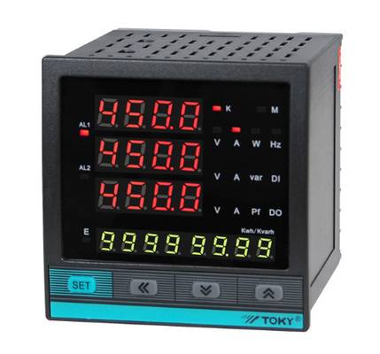 LCD Display 3 Phase Power Meter RS485 Modbus RTU Protocol