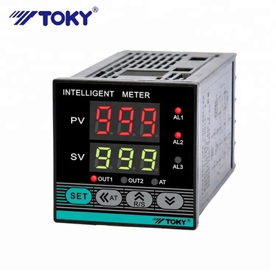AI108 Series Intelligent PID Temperature Controller 0.5%FS LED Display Output Alarm