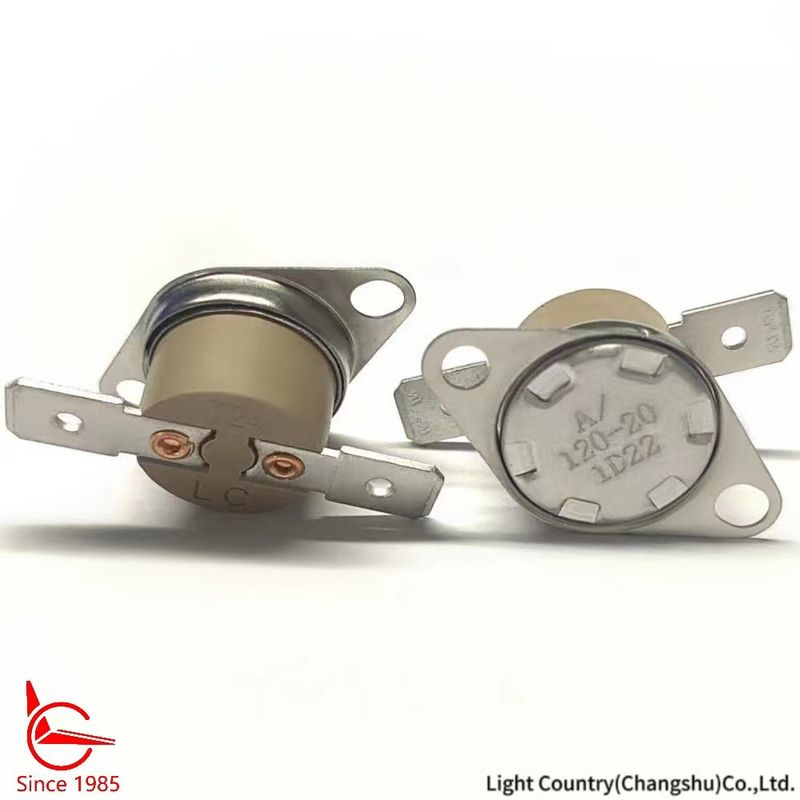 16A 250V NC KSD301 Thermal Switch With UL VDE CQC Certification Special