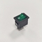 RA(R19A) Green illuminated Rocker Switch, 21*15mm, 10,000 Electrical Cycles, 6A 250V