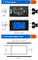 LCD Display AC Digital Meter Energy Meter 80 ~ 260V