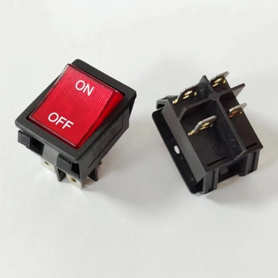 R5 Red Light Rocker Switch 32*25mm 25A 250V ON-OFF