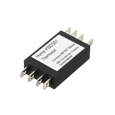 Home Appliance KSD301 Thermostat Compact 50*50*50mm Size 16A Current for Precise Temperature Control