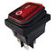 Factory Light Country R5-7 Water-resistant Power Switch, 32*25mm, Red Light, UL TUV CE CQC.