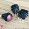 Easy Installation Round Waterproof Power Switch, φ 20mm, with Red Light, &gt;10,000 life cycles.