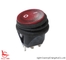 Easy Installation Round Waterproof Power Switch, φ 20mm, with Red Light, &gt;10,000 life cycles.